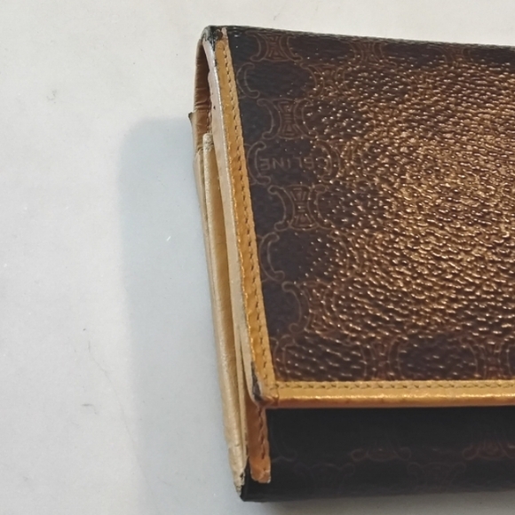 Celine Triomphe Long Wallet Vintage GUC - Picture 4 of 17